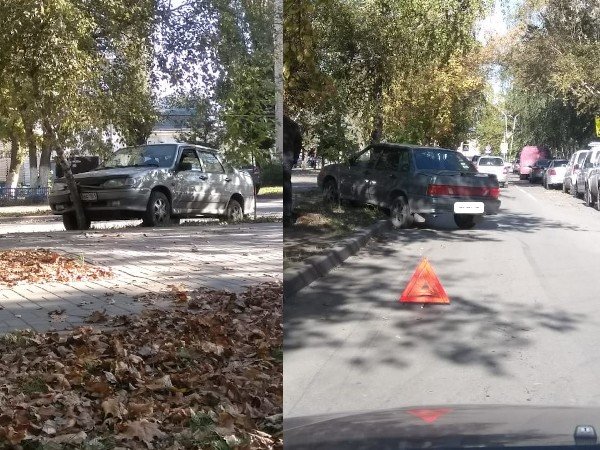 Автоледи въехала в дерево в Волгодонске