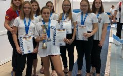 Спортсменки из Волгодонска заняли весь пьедестал почета на на Первенстве по водному поло