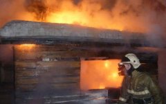 Недалеко от Волгодонска сгорела баня