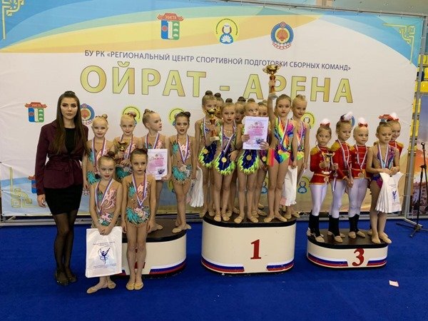 Девять медалей привезли гимнастки из Волгодонска с первенства Республики Калмыкии