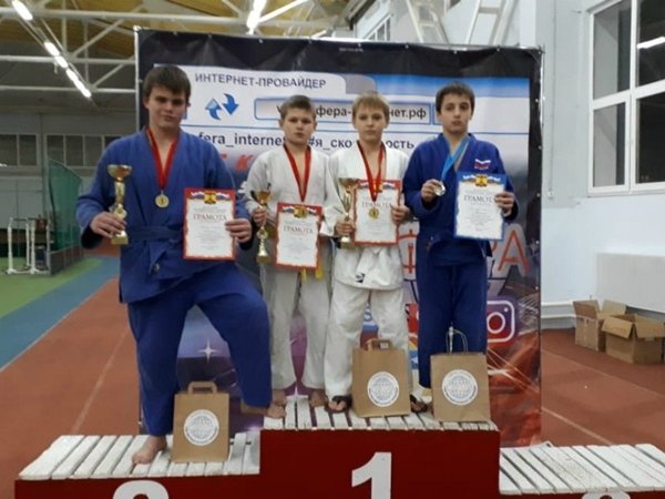 Юные дзюдоисты завоевали четыре медали на турнире