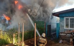 В Морозовске произошел пожар в частном доме