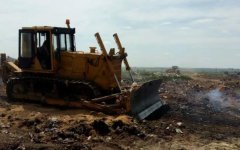 Горение на полигоне ТБО в Волгодонске ликвидировано