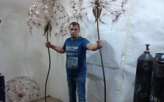 Голова волка для министра ресурсов РФ: житель Волгодонска создает необычные скульптуры из металла