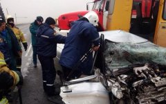 На трассе Ростов-Волгодонск произошло ДТП с участием школьного автобуса: видео На трассе Ростов-Волгодонск произошло ДТП с участием школьного автобуса: видео