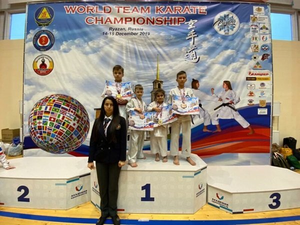 Юные каратисты из Волгодонска завоевали семь медалей на командном кубке мира