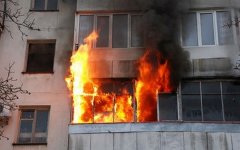 В Волгодонске произошел пожар в квартире девятиэтажного дома