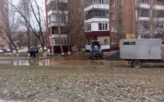 В Волгодонске из-за нескольких прорывов трубы затопило несколько улиц