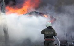 Недалеко от Волгодонска сгорел частный дом Недалеко от Волгодонска сгорел частный дом