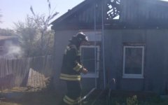 Возле Волгодонска в частном доме произошло возгорание