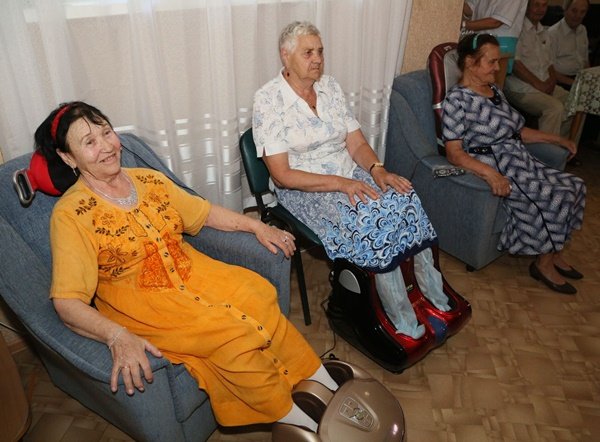 Волгодонской спортивный центр для пожилых людей посетили журналисты федерального канала
