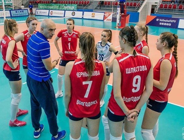 Волгодонская волейбольная команд «Импульс» проиграла в пятом туре Чемпионата России: видео