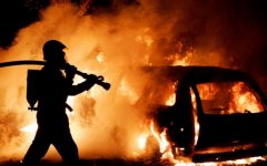 В Волгодонске сгорел автомобиль ТагАЗ В Волгодонске сгорел автомобиль ТагАЗ