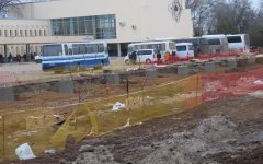 Подготовлено свайное поле под будущий фундамент нового автовокзала в Волгодонске