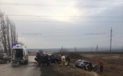 Два человека погибли, трое пострадали в ДТП на трассе Шахты - Цимлянск Два человека погибли, трое пострадали в ДТП на трассе Шахты - Цимлянск