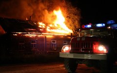 В Волгодонском районе в частном доме сгорела летняя кухня