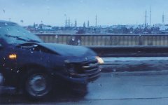 Из-за наледи и скользкой дороги сразу три аварии произошло на путепроводе в Волгодонске: видео Из-за наледи и скользкой дороги сразу три аварии произошло на путепроводе в Волгодонске: видео