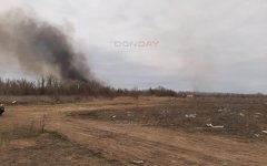 Жителей Волгодонска встревожил пожар у Цимлянского водохранилища