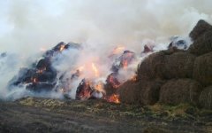 На Дону произошло крупное возгорание соломы