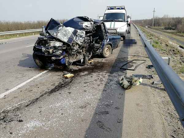 27-летний водитель ВАЗа погиб в ДТП с инкассаторской машиной на трассе Цимлянск-Волгодонск: видео