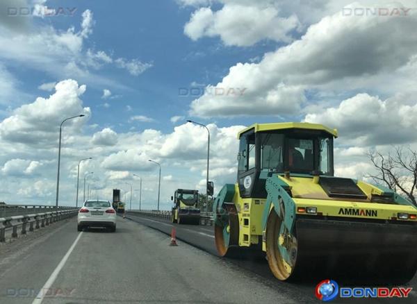 На трассе Волгодонск-Цимлянск приступили к ремонту моста через реку Дон