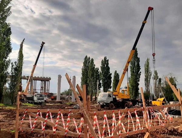 В Волгодонске запущен бетонно-строительный узел на месте возведения моста через Сухо-Соленовскую балку