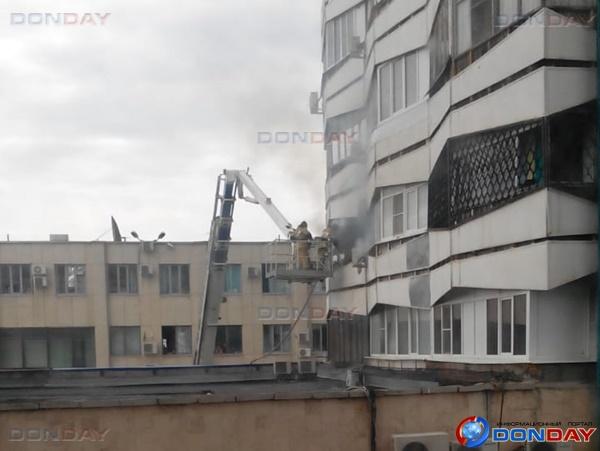 В 17-этажном доме Волгодонска загорелась квартира