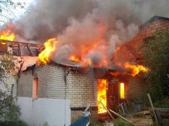 В одном из хуторов Дона сгорела летняя кухня