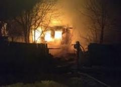 В одном из хуторов Дона загорелась летняя кухня