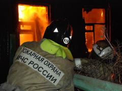 На Дону при пожаре в частном доме пострадал человек