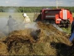 В Морозовске произошел пожар в сеннике
