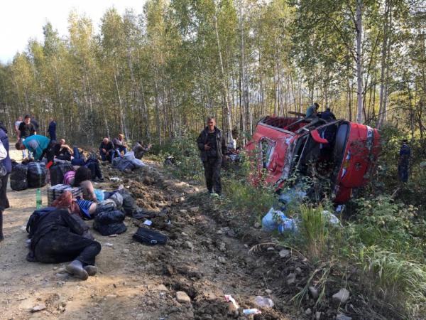 ДТП с автобусом в Хабаровском крае: 45 пострадавших, в том числе ребенок