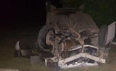 16-летний подросток врезался в столб и перевернулся на бабушкиной «Тойоте» в станице Романовской