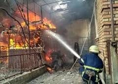 В станице Романовской Волгодонского района загорелись летняя кухня и хозяйственная постройка