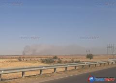 В Волгодонске снова горит мусорный полигон