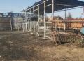 В Волгодонске загорелась территория конного клуба