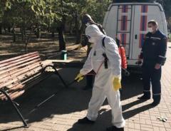Места массового скопления людей начали дезинфицировать в Волгодонске