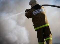 В Волгодонском районе загорелась баня