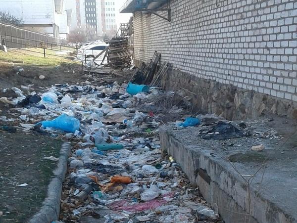 Собственника здания в новой части города Волгодонска привлекут к административной ответственности за мусор на территории