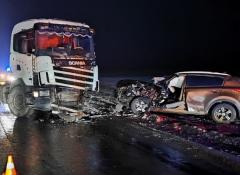 63-летний водитель «Киа» скончался после столкновения с большегрузом на трассе Константиновск-Тацинская