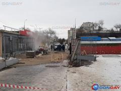 Прорыв теплотрассы в центре Волгодонска устранен