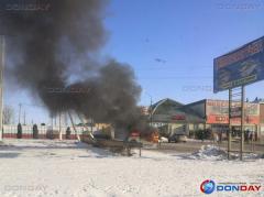 В Цимлянском районе сгорела «Нива»