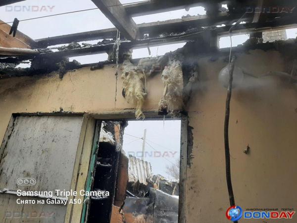 Семья из Волгодонска из-за пожара осталась без крыши над головой
