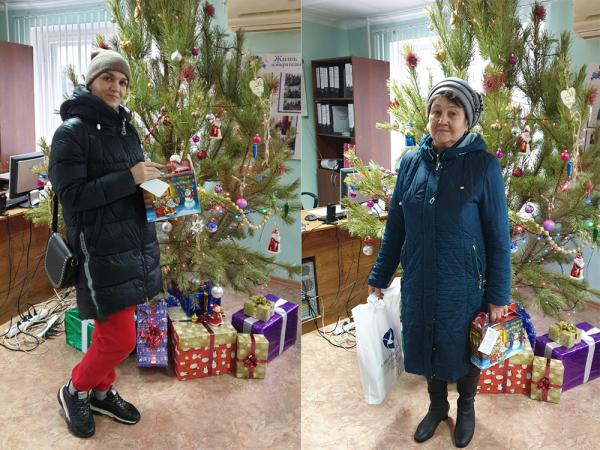 Семьи, приехавшие в Волгодонск из Донбасса, поздравил с Новым годом депутат Геннадий Кудрявцев