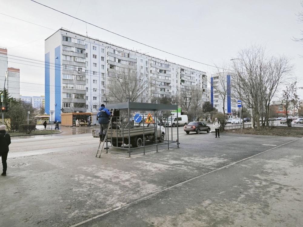 После публикации в Donday Волгодонск отремонтировали остановку на Дзержинского