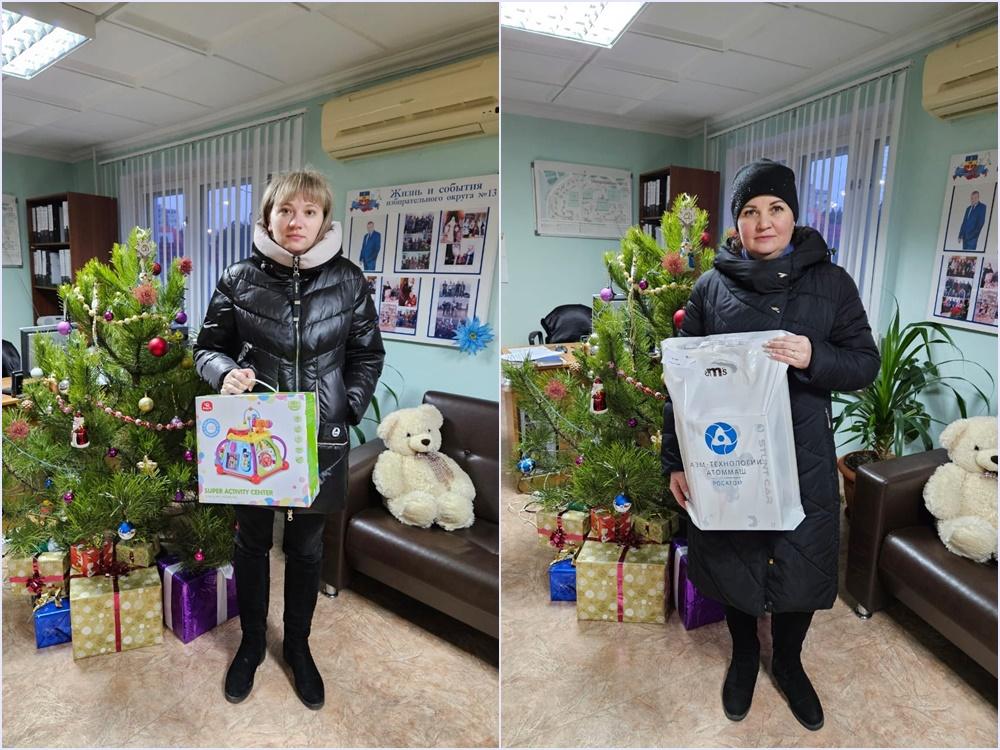 В 13 округе Волгодонска вручили подарки детям мобилизованных