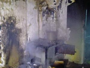 В частном доме Дубовского района сгорел деревянный шкаф