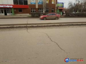 Жители Волгодонска возмутились грязной автодорогой на Морской