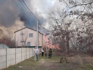 В Волгодонске 15 марта произошел ландшафтный пожар