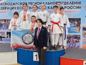 Каратисты из Волгодонска завоевали россыпь наград в трех турнирах